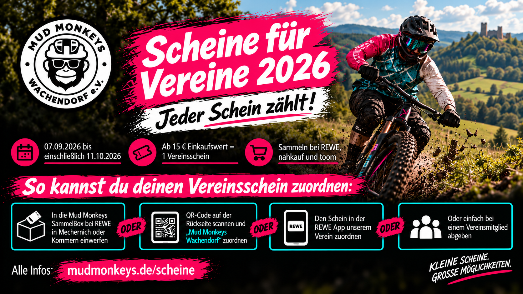 Scheine für Vereine